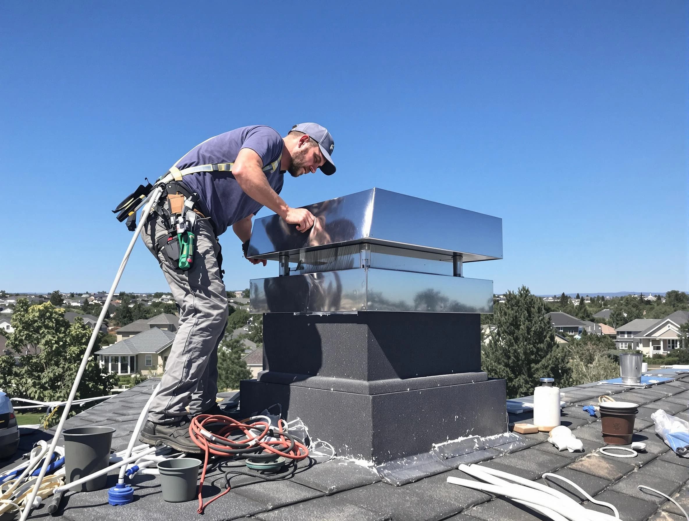 Chimney Cap Services service in Linden, NJ